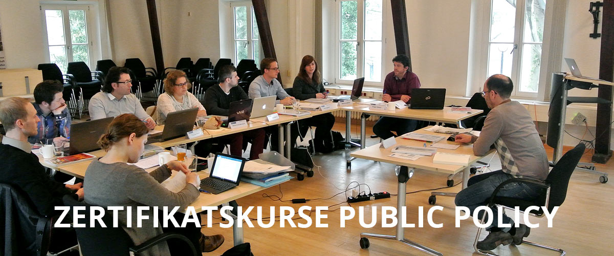 Zertifikatskurs Public Policy