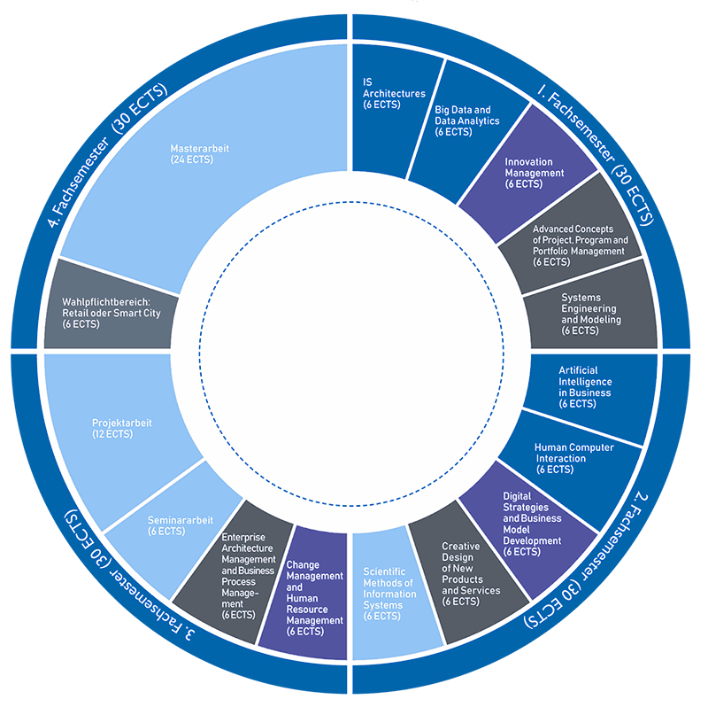 Master Digital Business - Module Übersicht