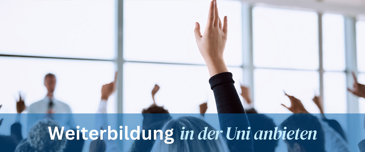 Weiterbildung anbieten